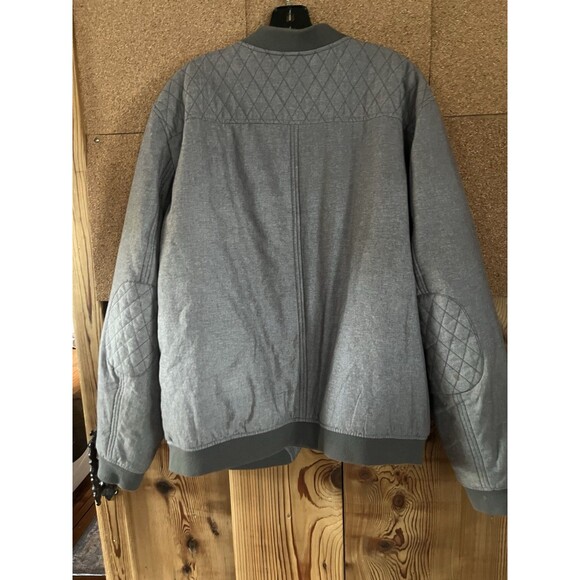 Banana Republic Bonnet Jacket Size XL Gray Pockets Zip Closure Medium Weight - Picture 8 of 9